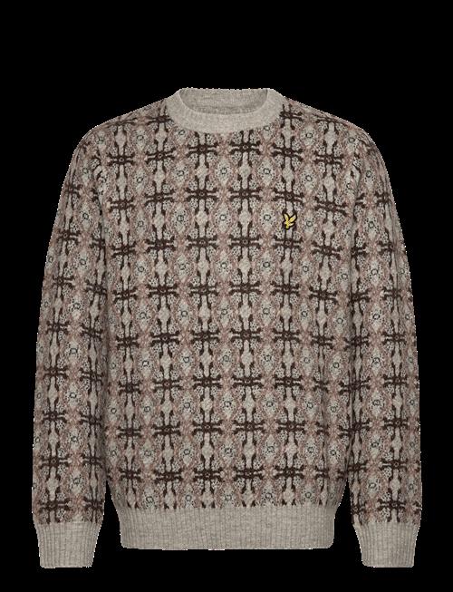 Lyle & Scott | Brushed Intarsia Crew Neck Jumper | XL