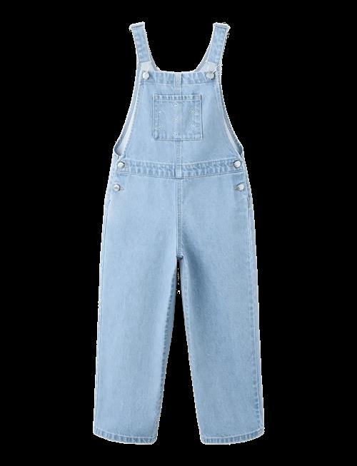 Mango | Embroidered Denim Dungarees | 116