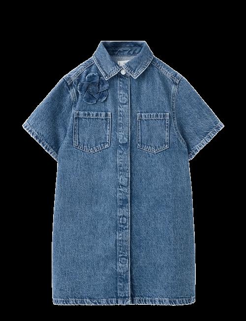 Mango | Denim Dress With Flower Detail | 134