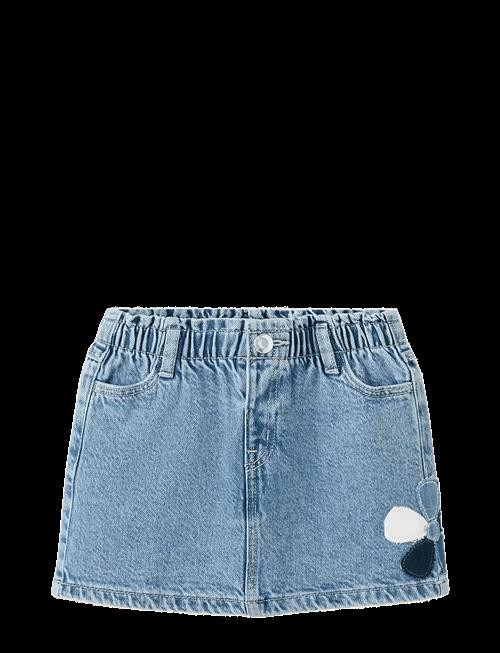 Mango | Denim Skirt With Flower Detail | 92