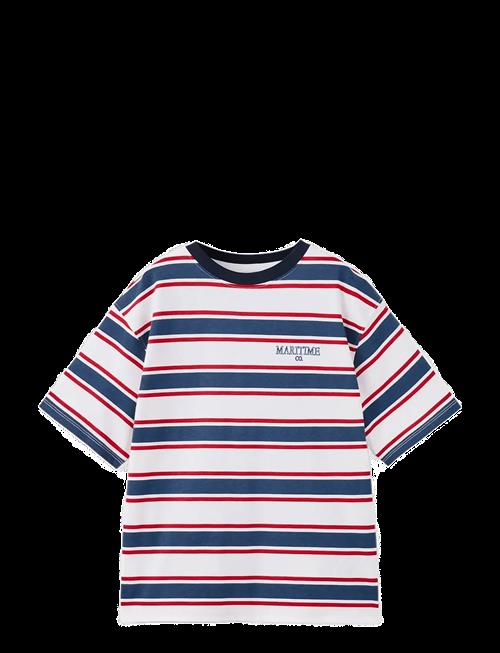 Mango | Striped Cotton T-Shirt | 140