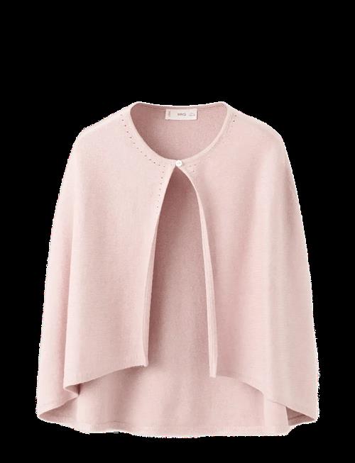 Mango | Knitted Cape With Lace Details | 152