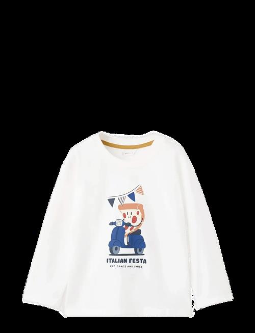 Mango | Printed Cotton-Blend T-Shirt | 110