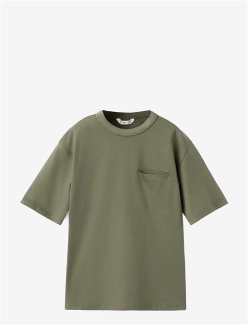 Mango | Cotton T-Shirt With Pocket Detail | 116