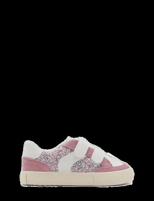 Mango | Glitter Trainers With Leather Details | 21