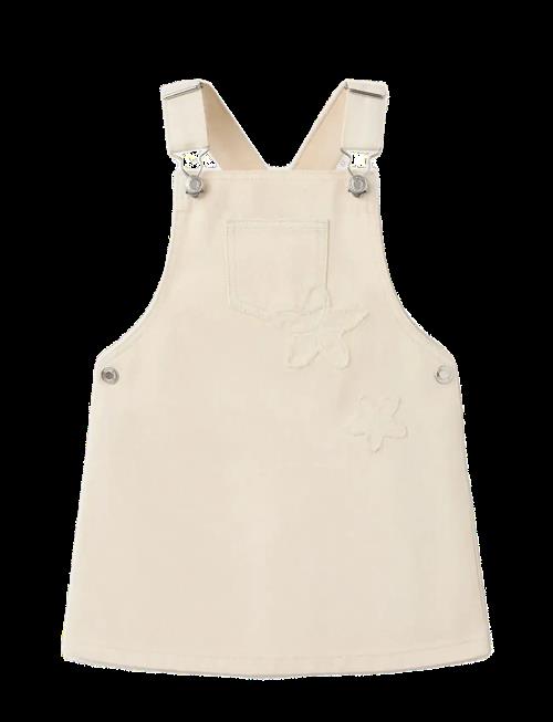 Mango | Embroidered Floral Pinafore Dress | 104