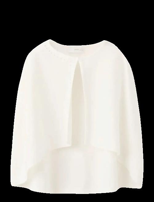 Mango | Knitted Cape With Lace Details | 98