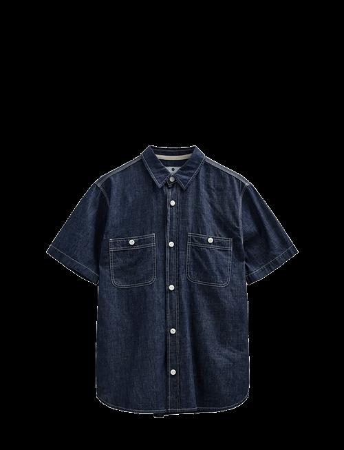 Anerkjendt | Aktheshirt Chambray Ss Shirt | XL