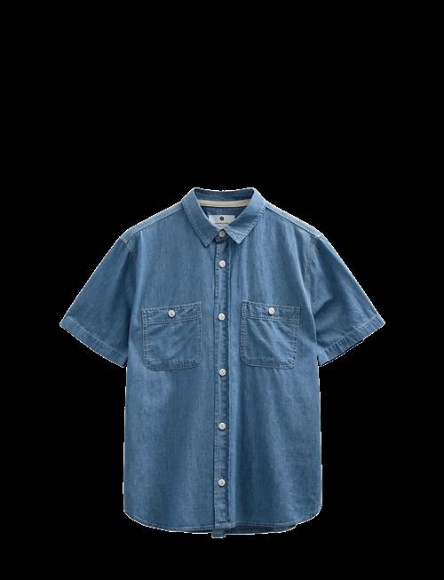 Anerkjendt | Aktheshirt Chambray Ss Shirt | M