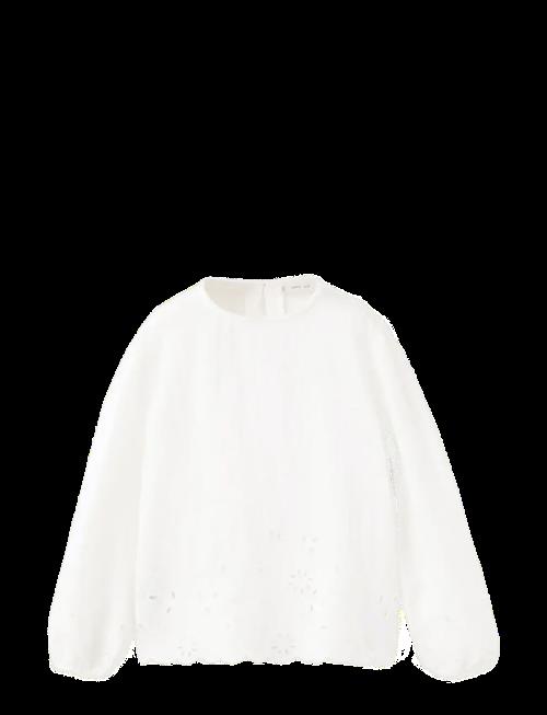Mango | Cotton Blouse With Openwork Details | 110