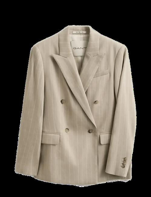 Gant | Db Pinstripe Linen Blend Blazer | 42