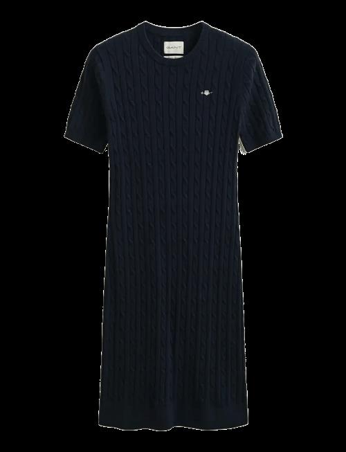 Gant | Stretch Cotton Cable Ss Dress | L