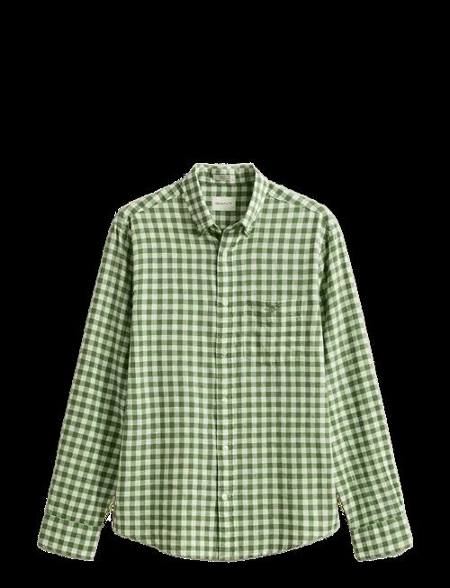 Gant | Reg Cotton Linen Gingham Shirt | XXXL