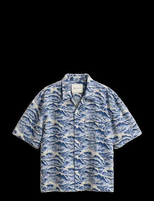 Gant | Rel Aop Camp Collar Ss Shirt | XXL