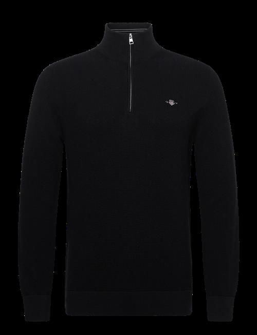 Gant | Waffle Knit Half-Zip Sweater | L