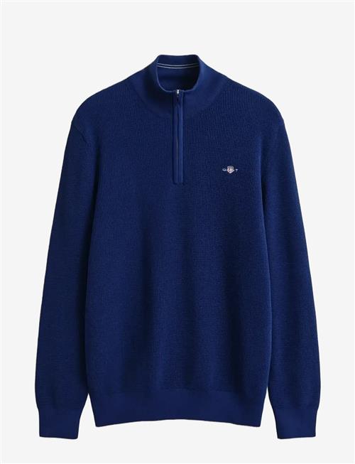 Gant | Waffle Knit Half-Zip Sweater | L