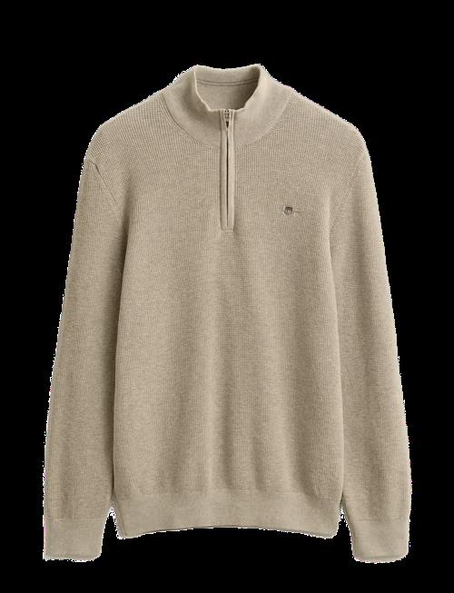 Gant | Waffle Knit Half-Zip Sweater | XL