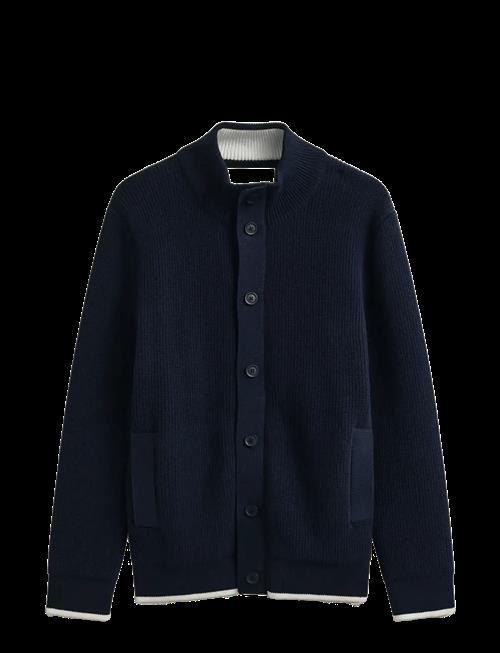 Gant | Cotton Rib Buttoned Cardigan | XXL