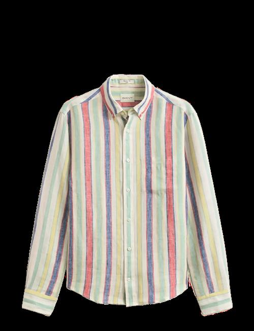 Gant | Reg Multistripe Linen Shirt | XXL