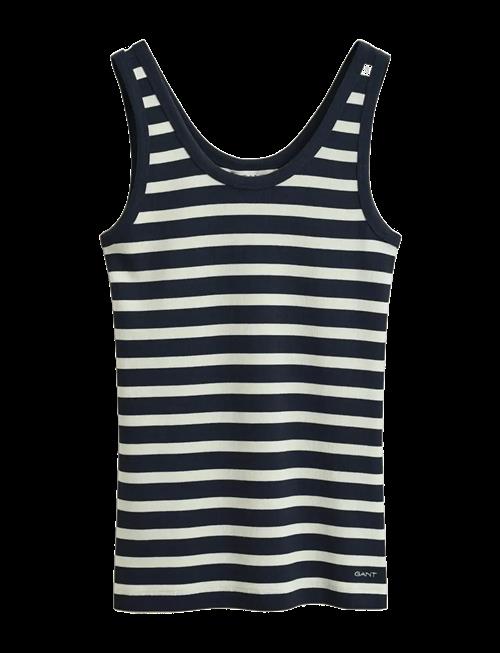 Gant | Striped Ribbed Tank Top | XL/XXL