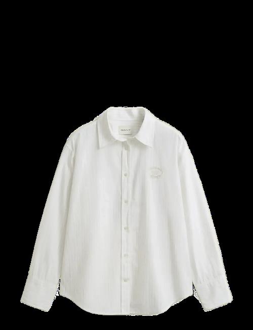 Gant | Rel Stripe Ctn Embr Chest Shirt | 40
