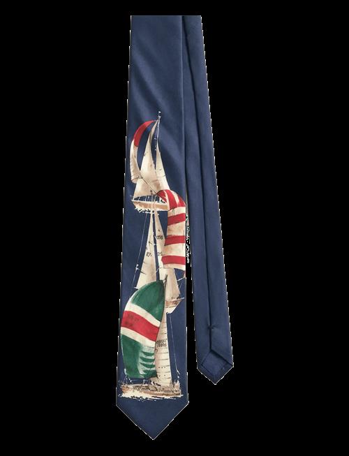 Gant | Sailing Boat Print Tie | ONE SIZE