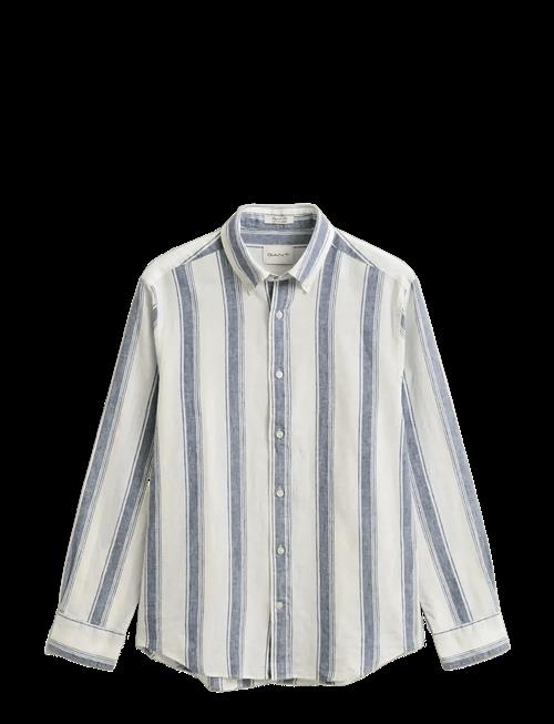 Gant | Reg Cotton Linen Stripe Shirt | XL