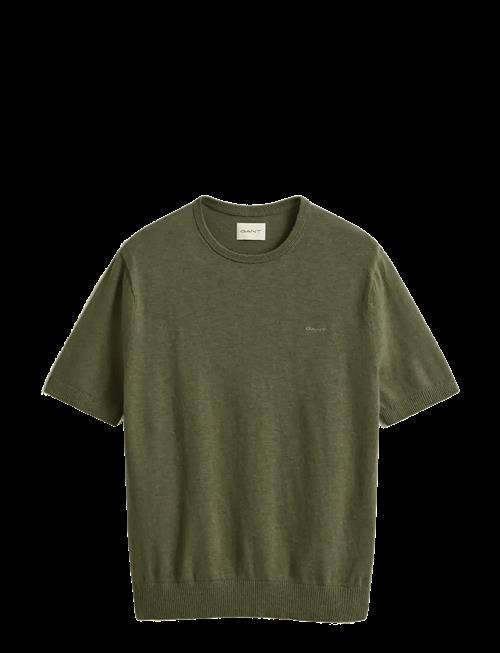 Gant | Slub Cotton Linen Ss C-Neck | S
