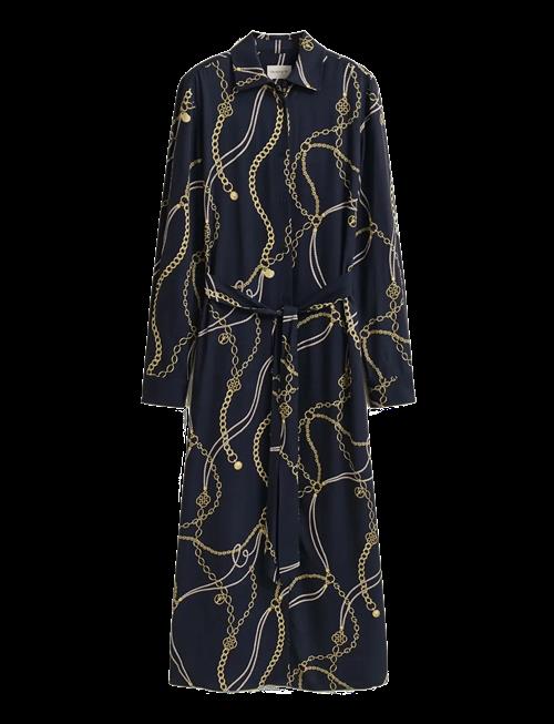 Gant | Printed Fluid Ls Shirt Dress | 38