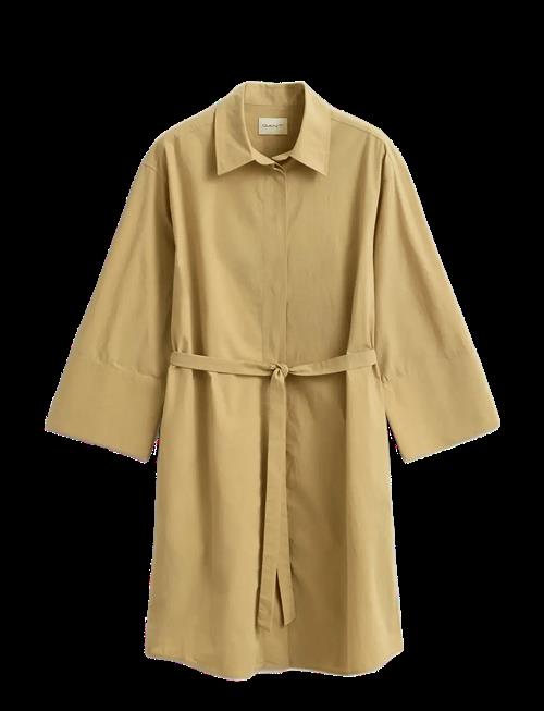 Gant | Poplin Belted Shirt Dress | 44