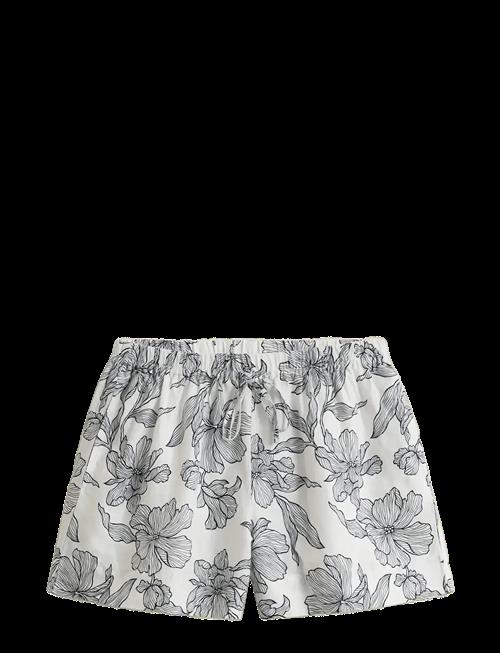 Gant | Floral Print Linen Pull On Shorts | 34