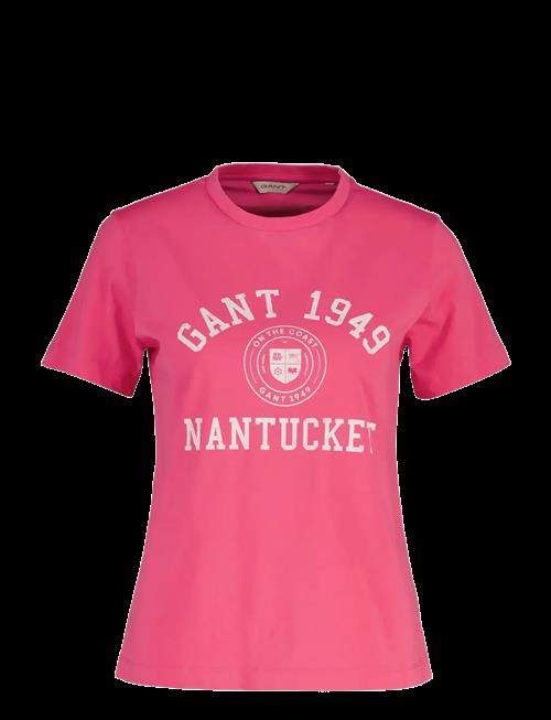 Gant | Reg Graphic Print Ss T-Shirt | XS