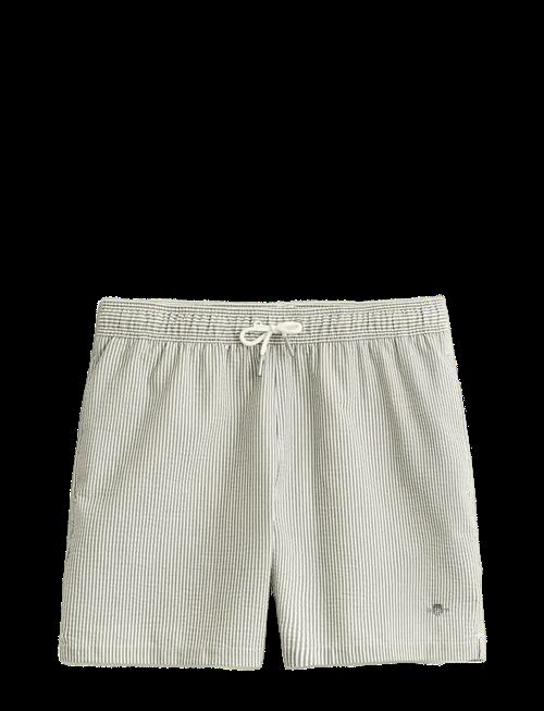 Gant | Striped Seersucker Swim Shorts | S
