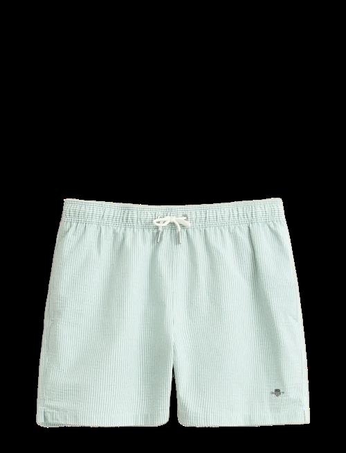 Gant | Striped Seersucker Swim Shorts | XL
