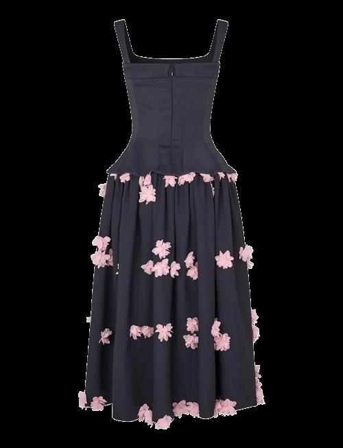 STINE GOYA | Double Sided Crepe, Corset Long Dress | L