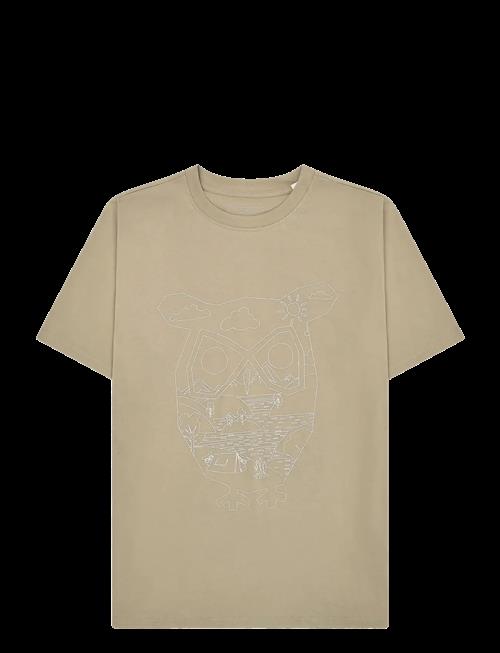 Knowledge Cotton Apparel | Front Print T-Shirt | XL