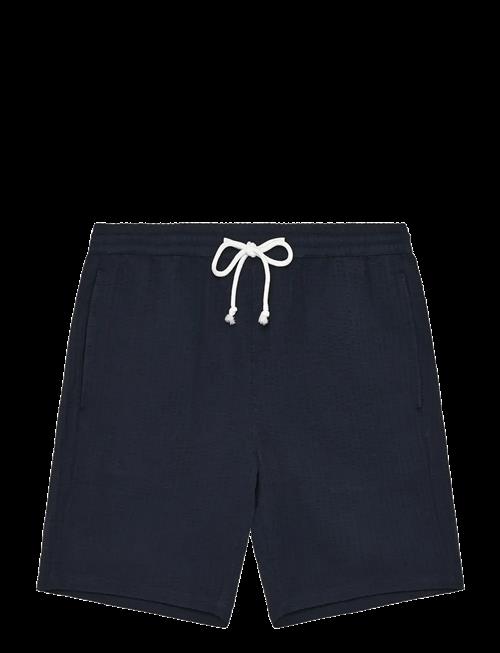 Knowledge Cotton Apparel | Fig Loose Seersucker Shorts | S