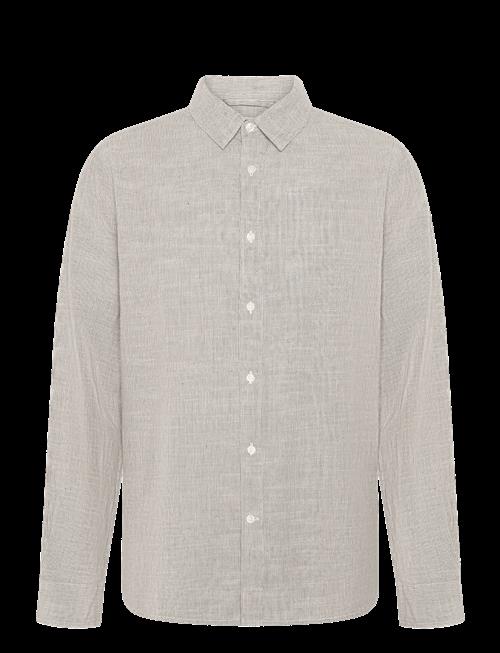 Knowledge Cotton Apparel | Dune Regular Stripe Shirt | XXL