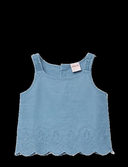 Boboli | Shirt Denim Embroidery For Girl -Bci | 116