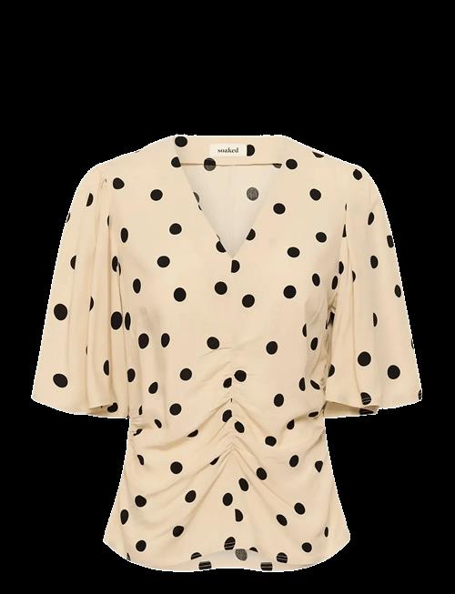 Soaked | Slarjana Ruching Blouse Ss | M