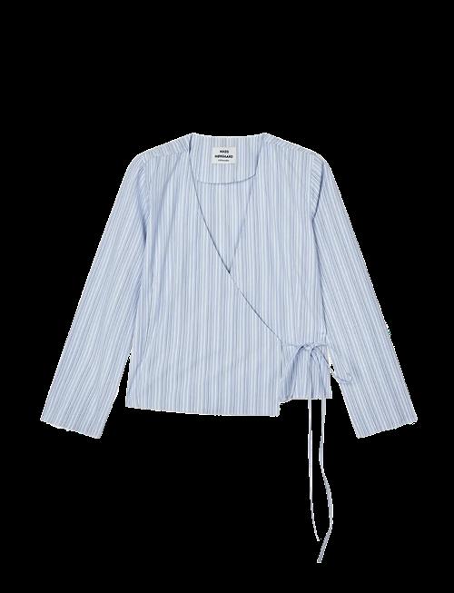 Mads Nørgaard | Mia Poplin Pam Wrap Top | 36