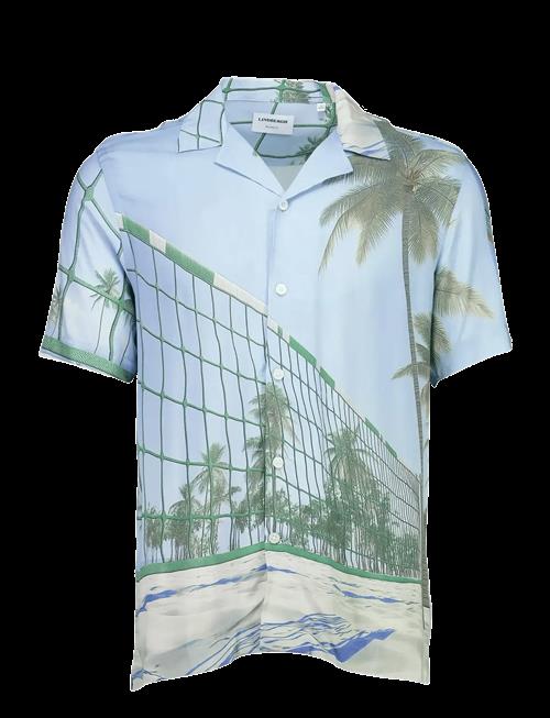 Lindbergh | Aop Summer Viscose Shirt S/S | XL