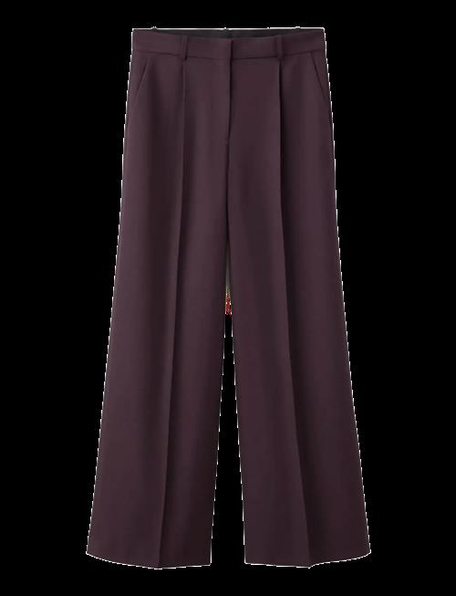 Mango | Wide Leg Suit Trousers | 34