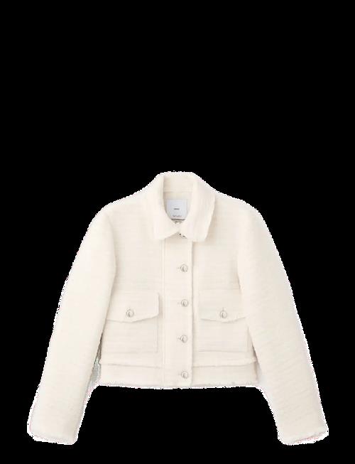 Mango | Tweed Jacket With Notched Lapel Collar | XS