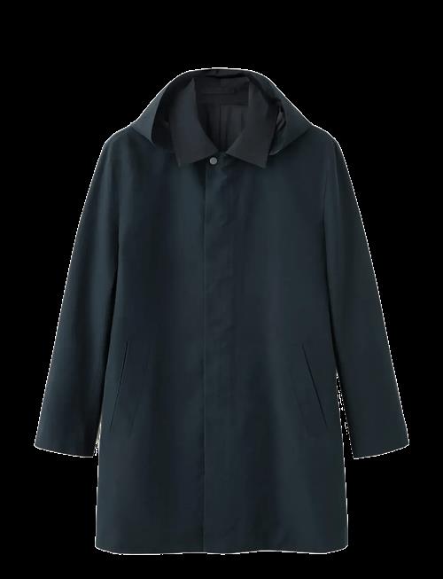Mango | Water-Repellent Parka With Removable Hood | XL