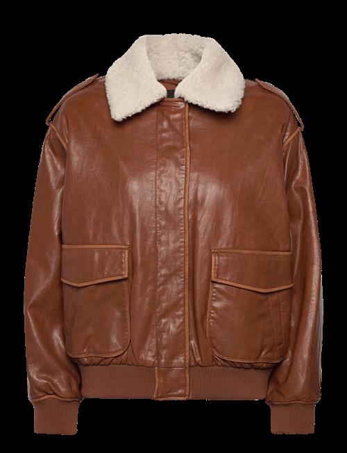 Mango | Oversized Jacket With Borg Collar | M