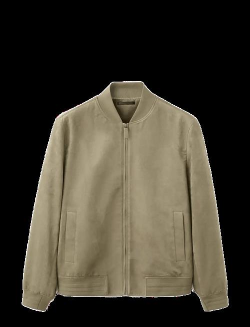 Mango | Suede-Effect Bomber Jacket | M