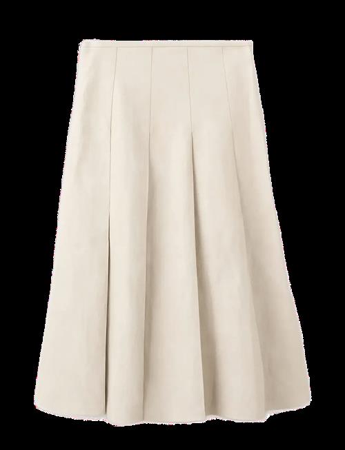 Mango | Faux-Leather Godet Skirt | 40