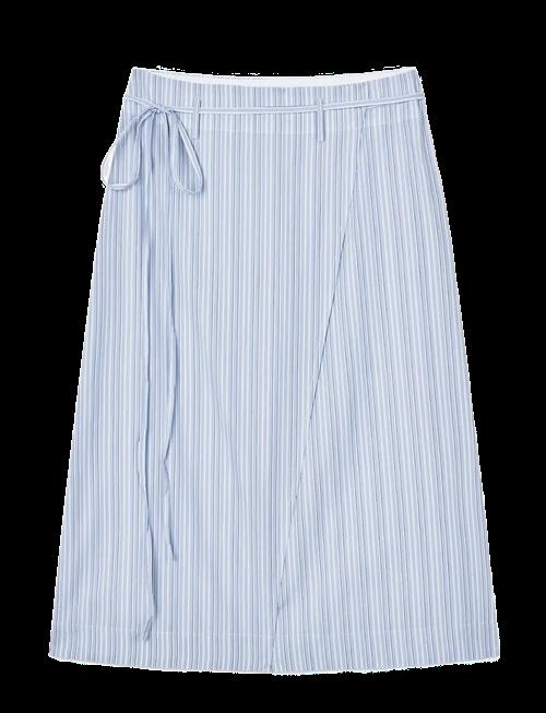 Mads Nørgaard | Mia Poplin Marty Wrap Skirt | 38