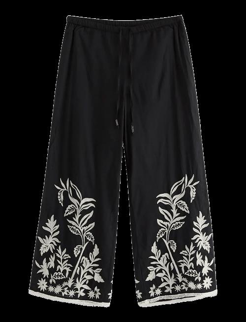 Lindex | Trousers Nilla Embroidery | M